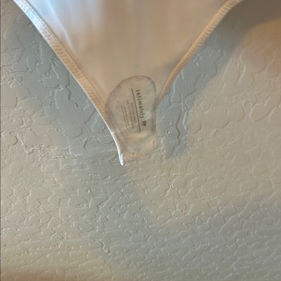 Free people White Plunge V-Neck Sleeveless Bodysuit XL - Picture 6 of 7